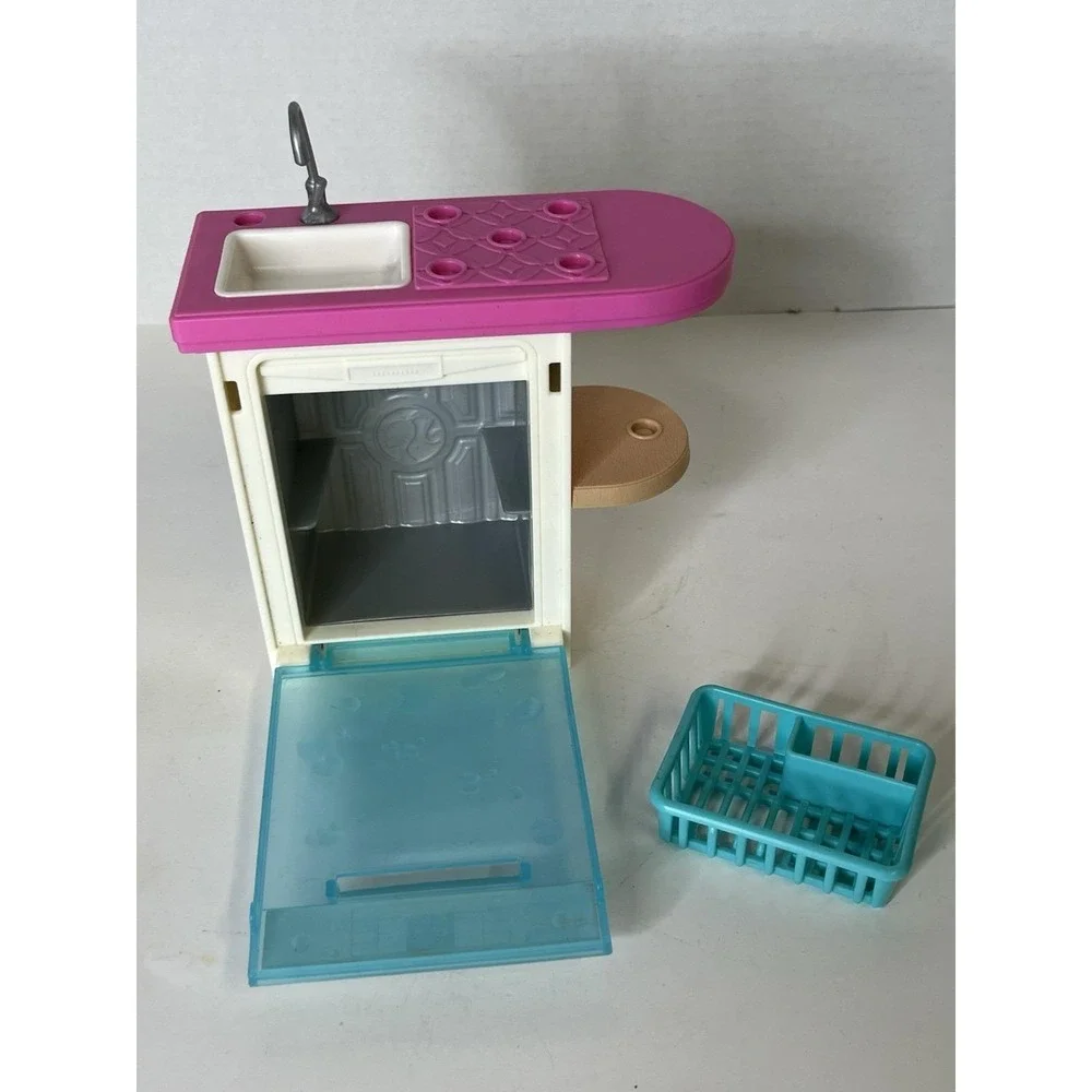 2018 Mattel Barbie Doll Dream House Furniture Kitchen Sink Dishwasher